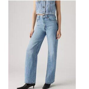 Levi's Ribcage High Waisted Straight Leg Casual Everyday Classic Denim Jean